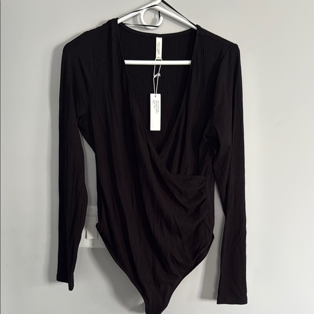 Black Long Sleeve Bodysuit